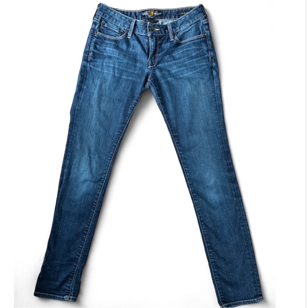 LUCKY BRAND Women's LOLA Skinny ankle Jeans in Blue size 2/26